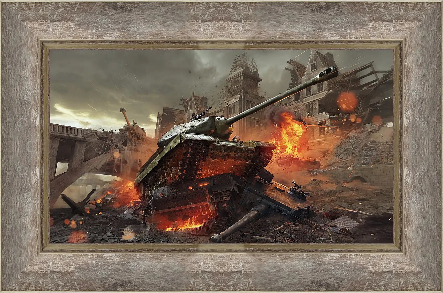 Картина в раме - World Of Tanks