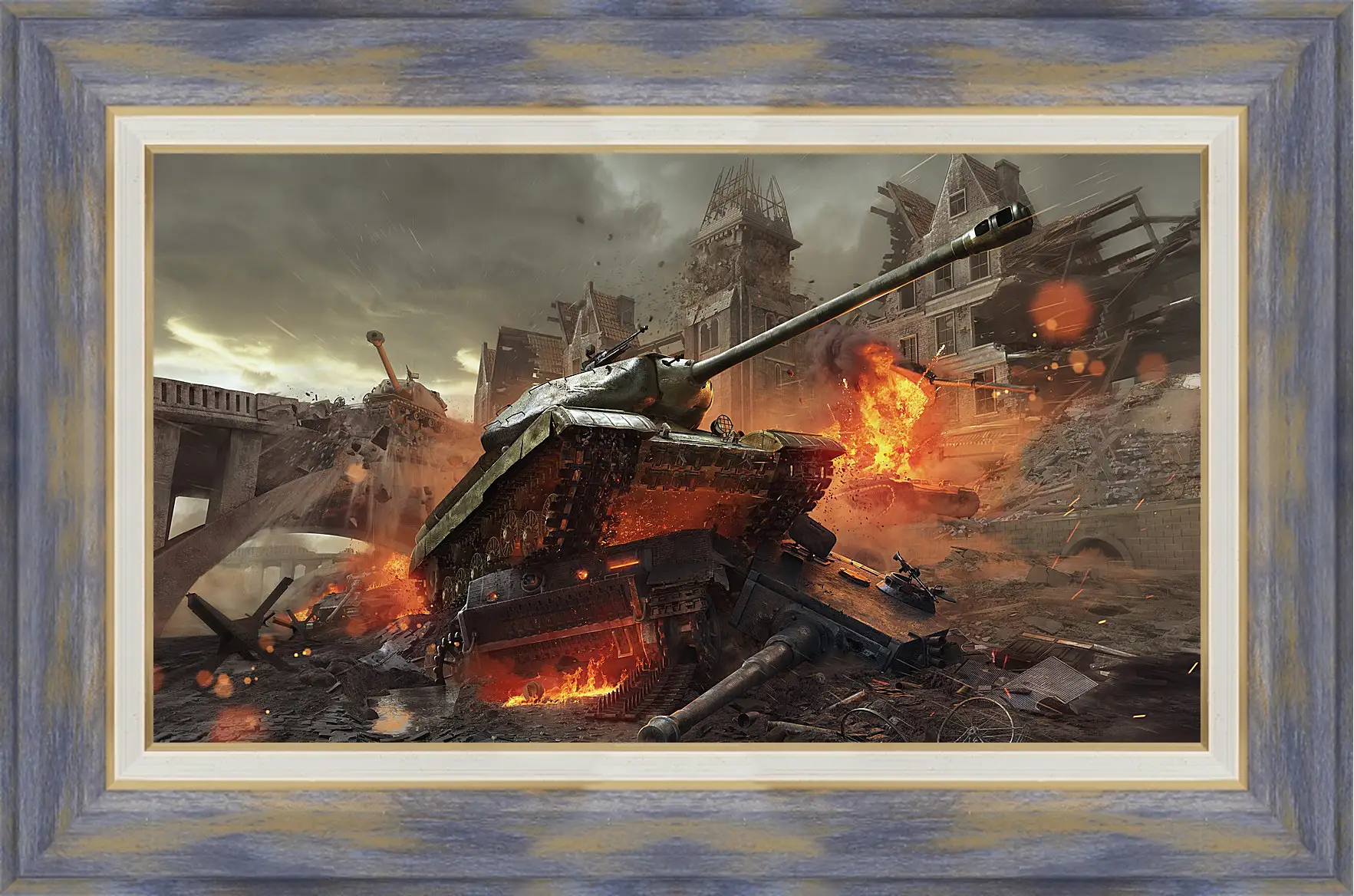 Картина в раме - World Of Tanks