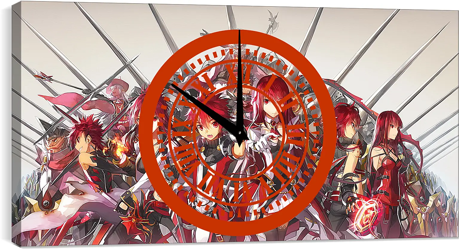 Часы картина - Elsword

