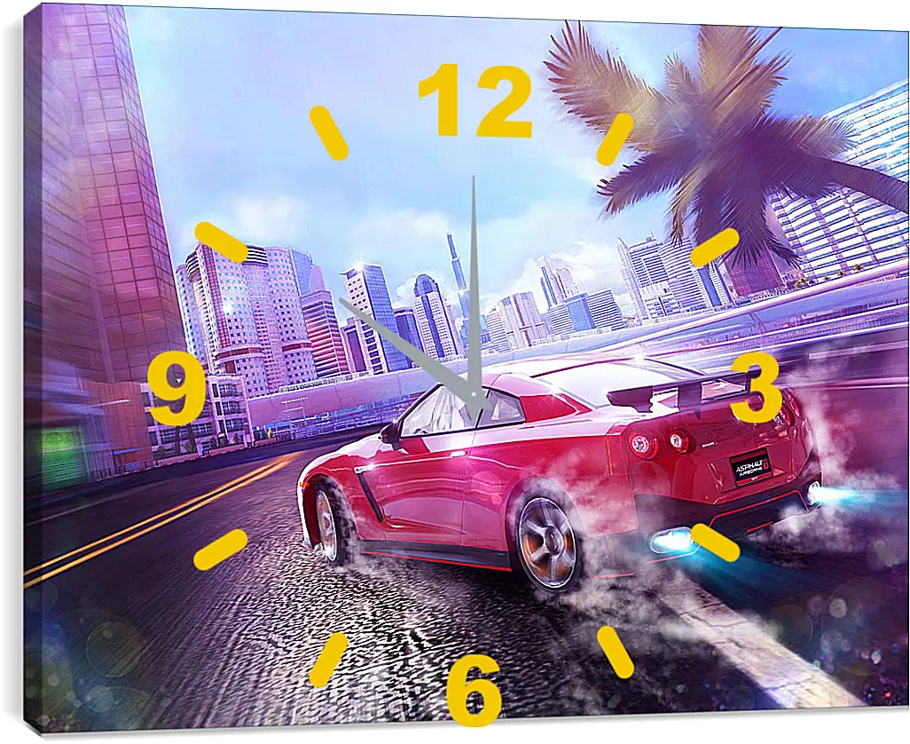 Часы картина - Asphalt 8: Airborne
