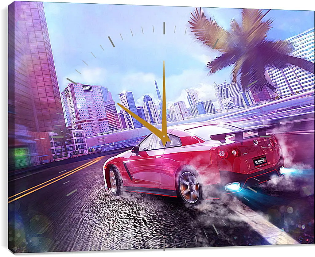 Часы картина - Asphalt 8: Airborne
