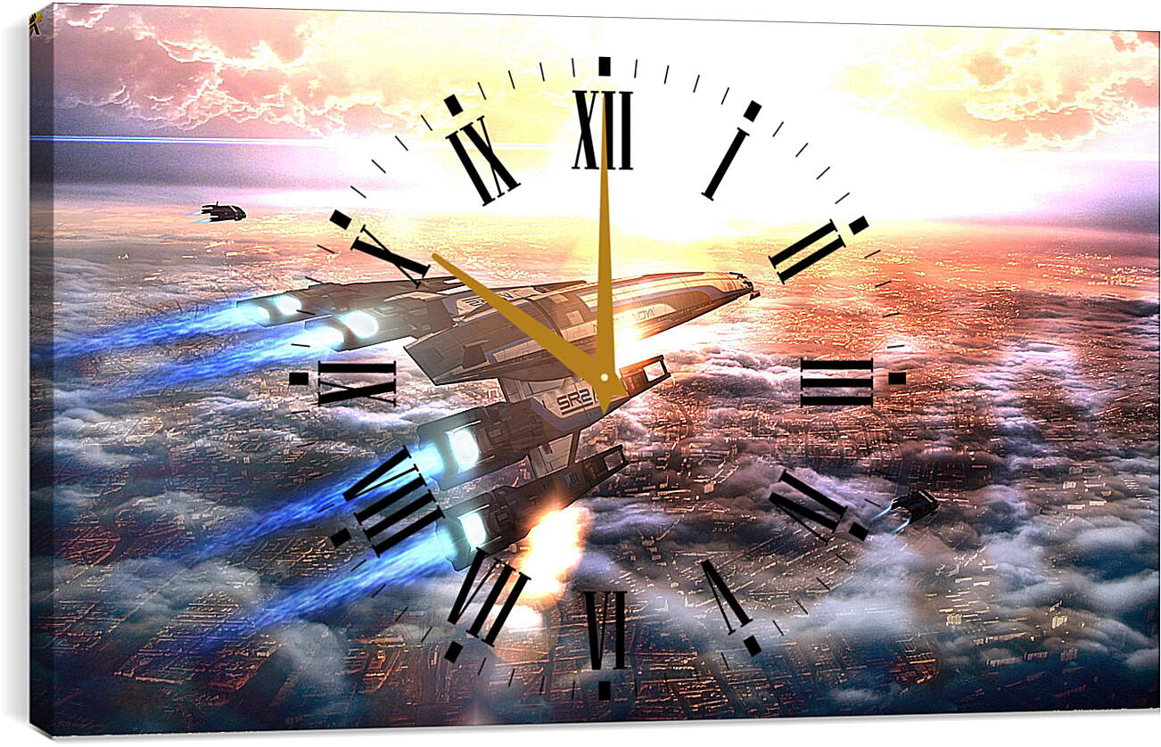 Часы картина - Mass Effect