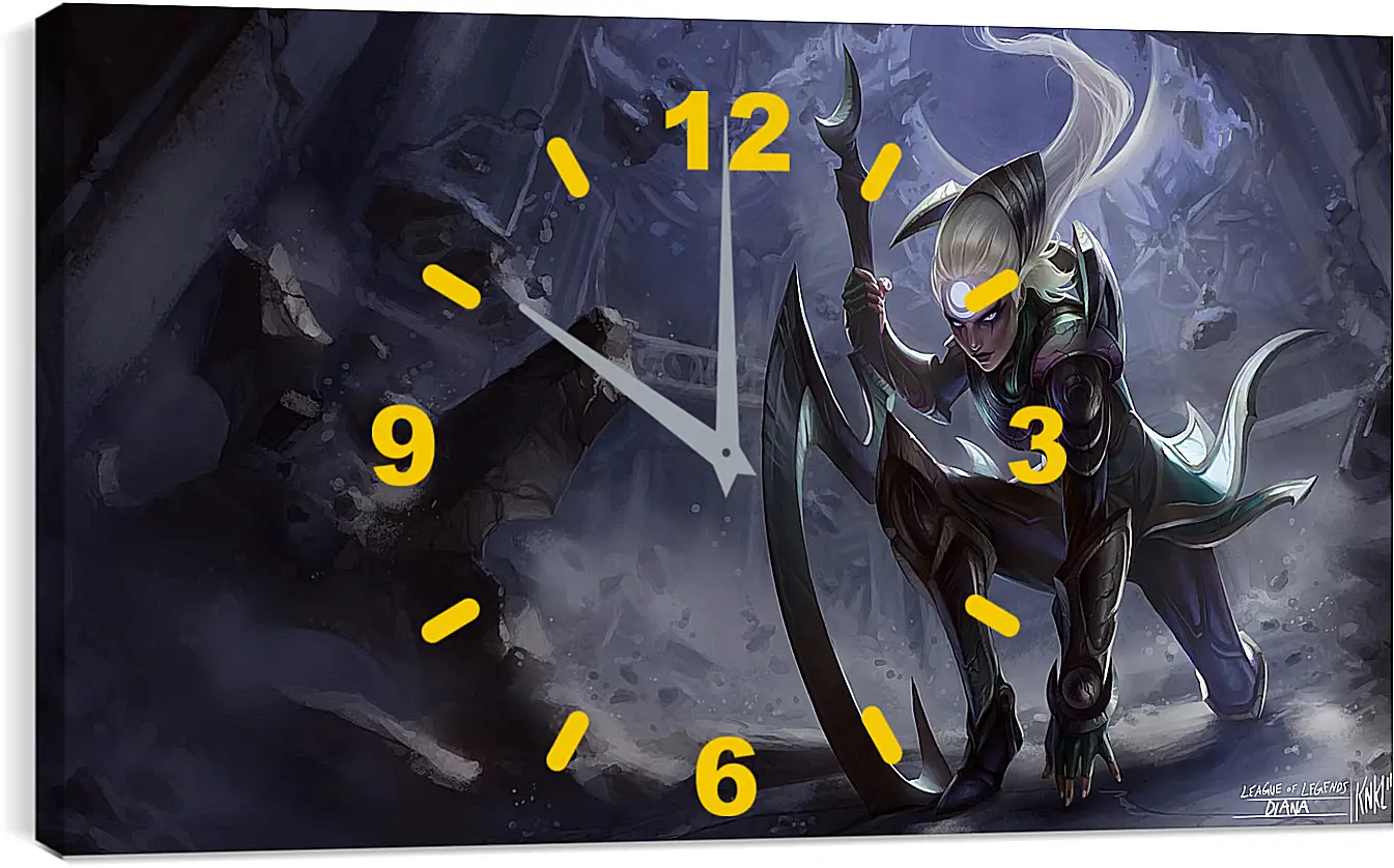 Часы картина - League Of Legends
