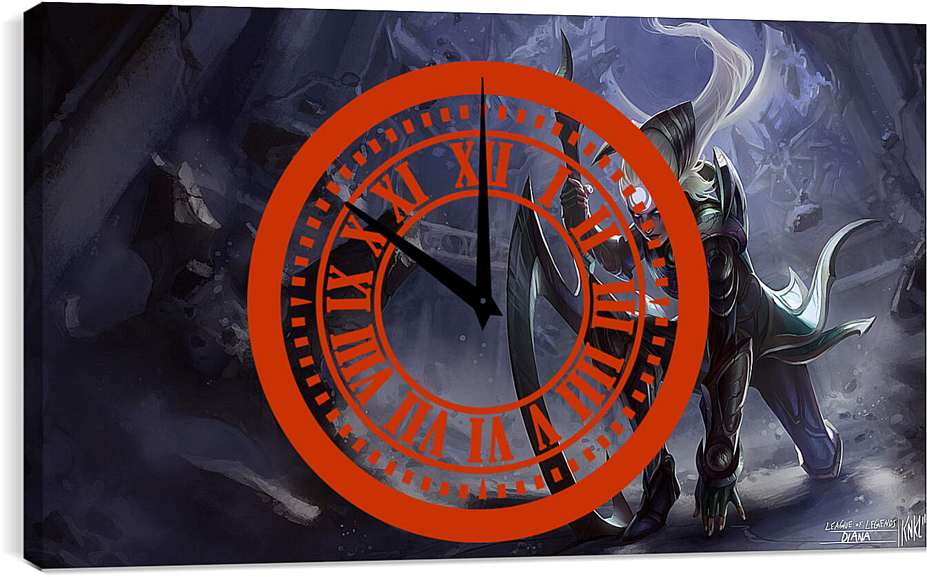 Часы картина - League Of Legends
