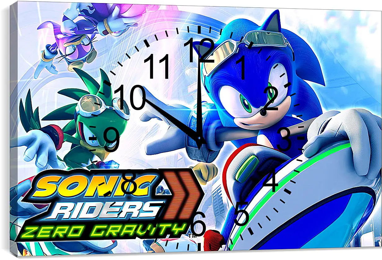 Часы картина - Sonic Riders: Zero Gravity
