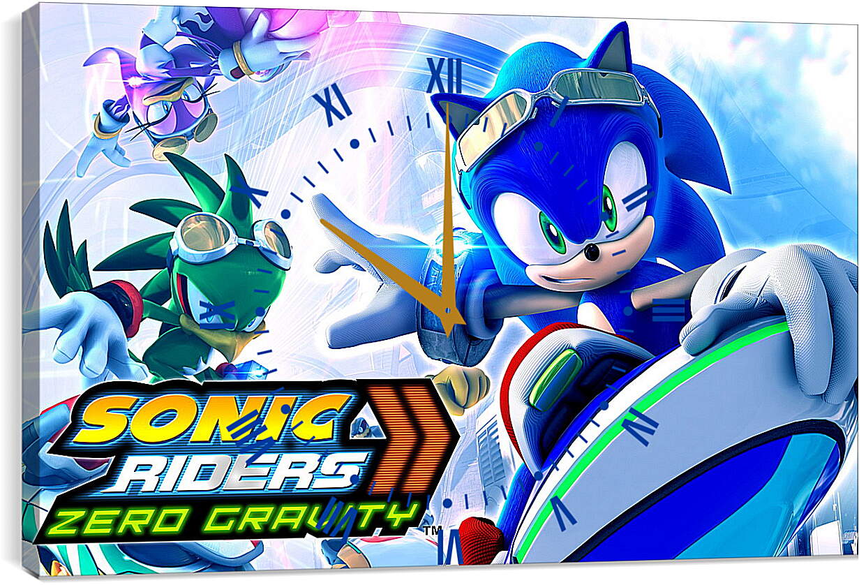 Часы картина - Sonic Riders: Zero Gravity
