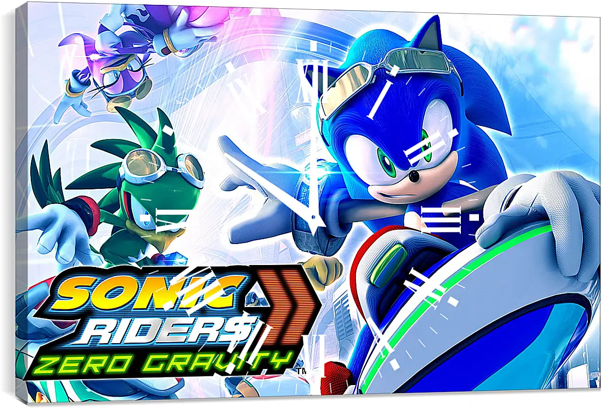 Часы картина - Sonic Riders: Zero Gravity
