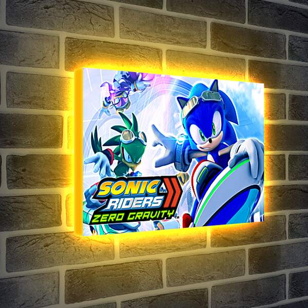 Лайтбокс световая панель - Sonic Riders: Zero Gravity
