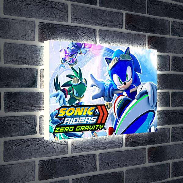 Лайтбокс световая панель - Sonic Riders: Zero Gravity
