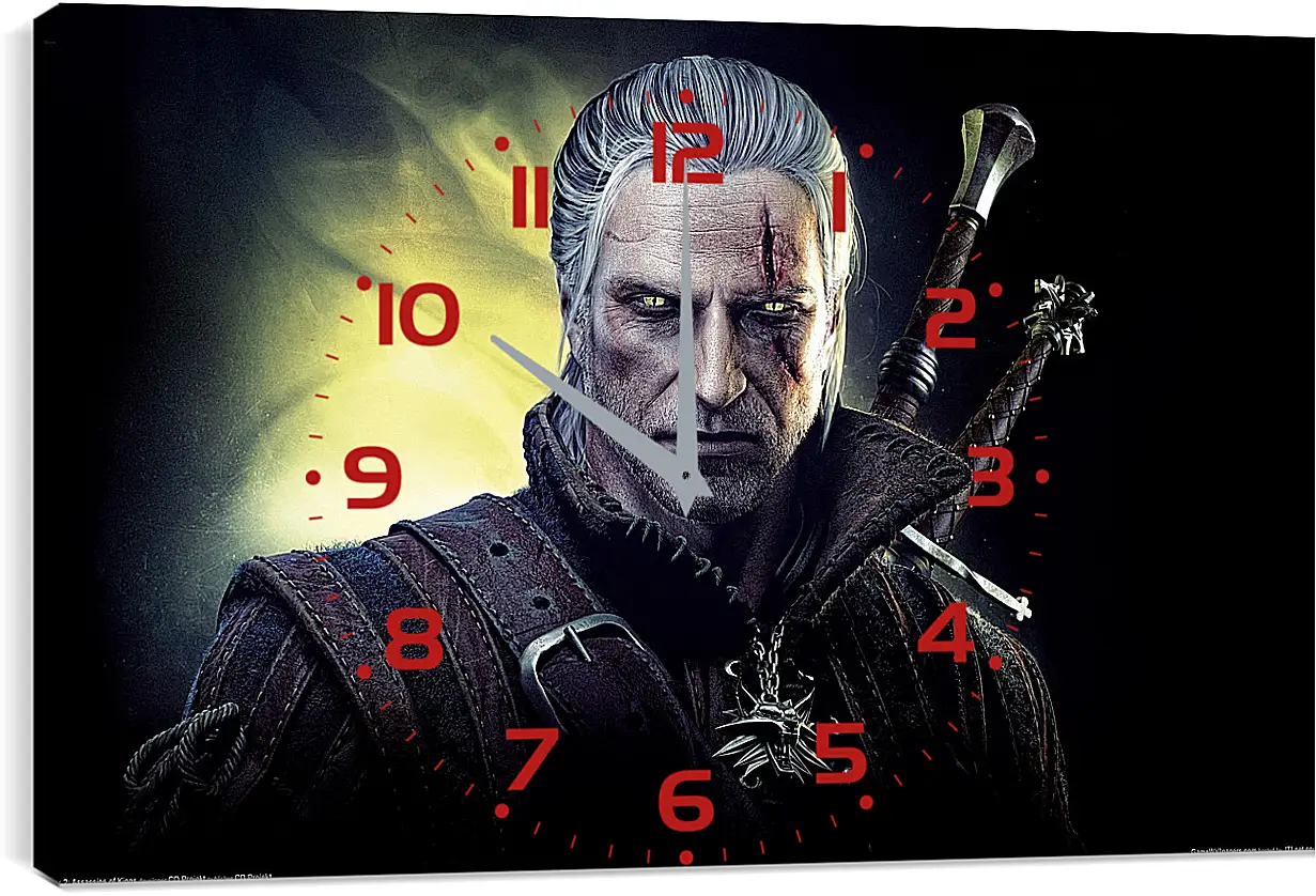 Часы картина - The Witcher 2: Assassins Of Kings