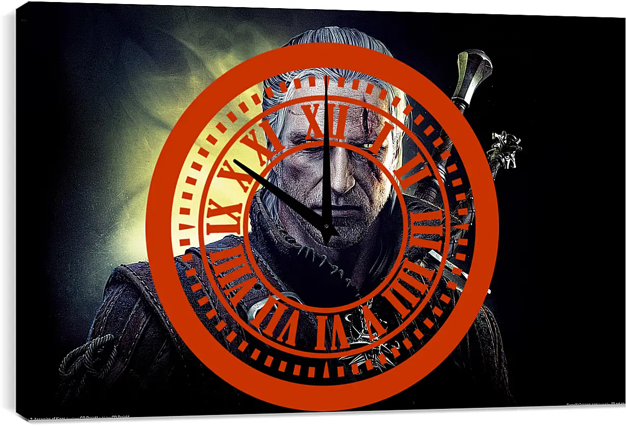 Часы картина - The Witcher 2: Assassins Of Kings