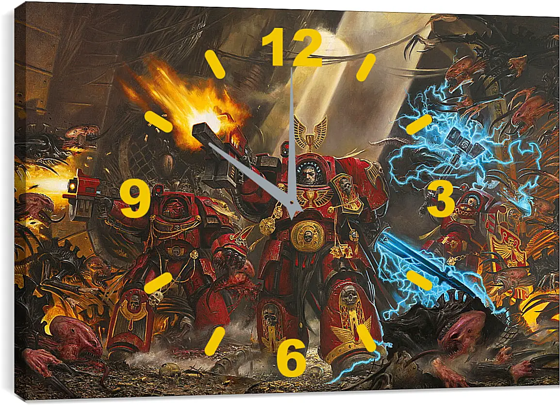 Часы картина - Warhammer
