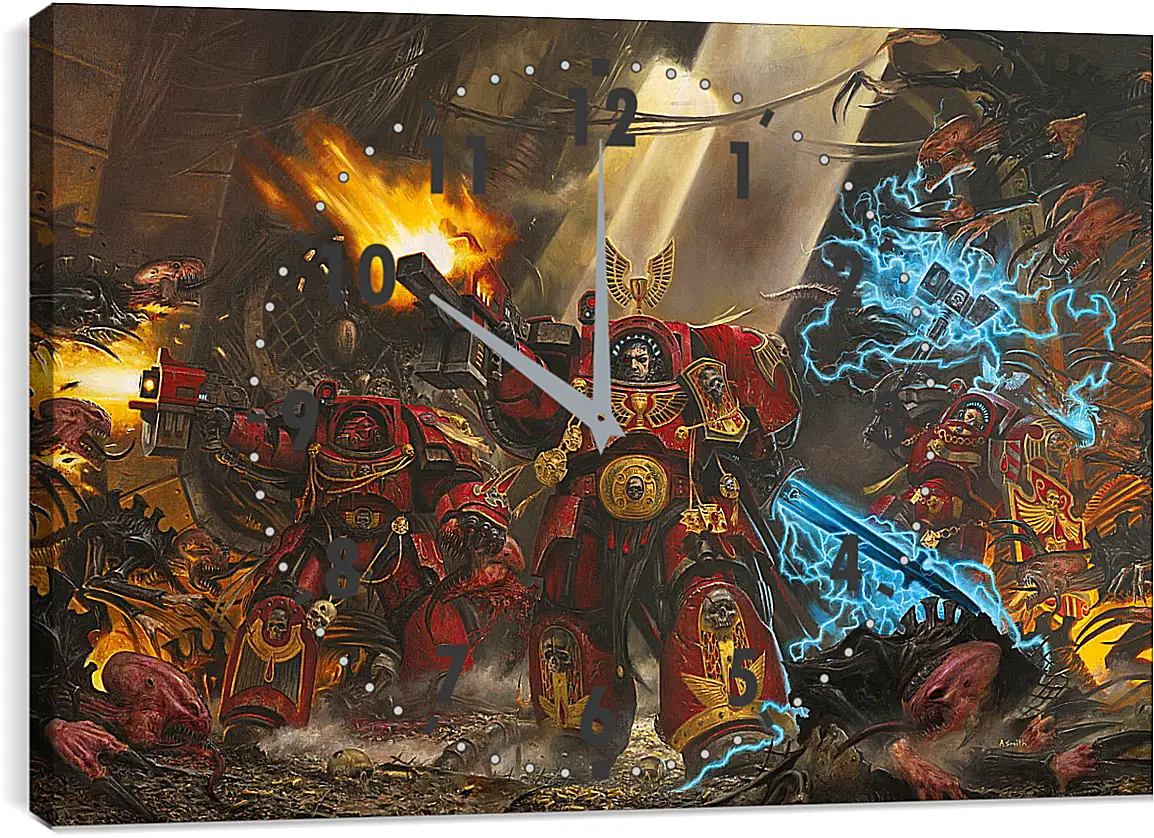 Часы картина - Warhammer
