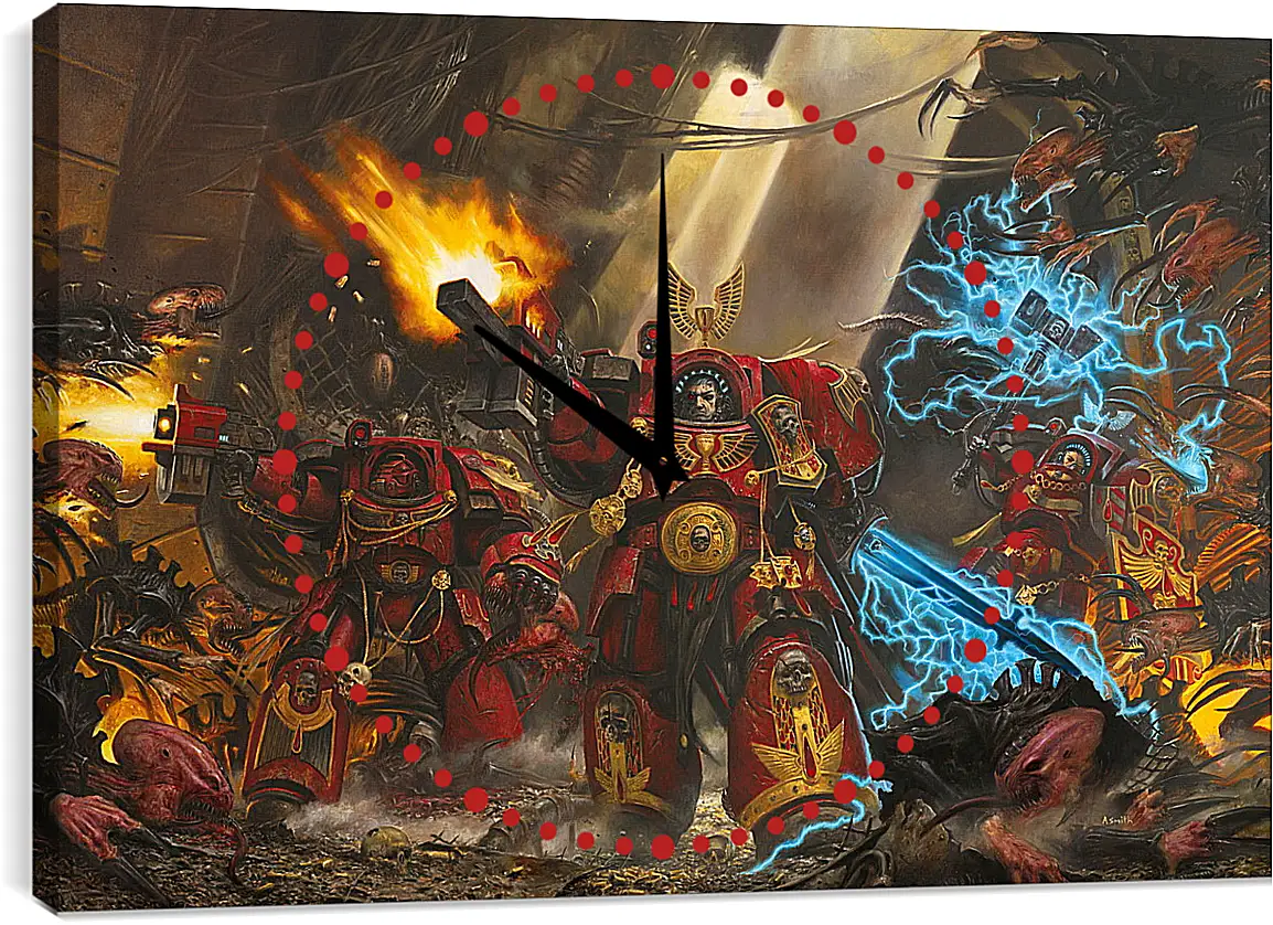 Часы картина - Warhammer

