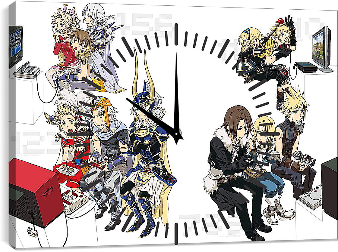 Часы картина - Final Fantasy
