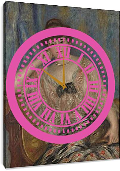 Часы картина - Misia Sert. Пьер Огюст Ренуар