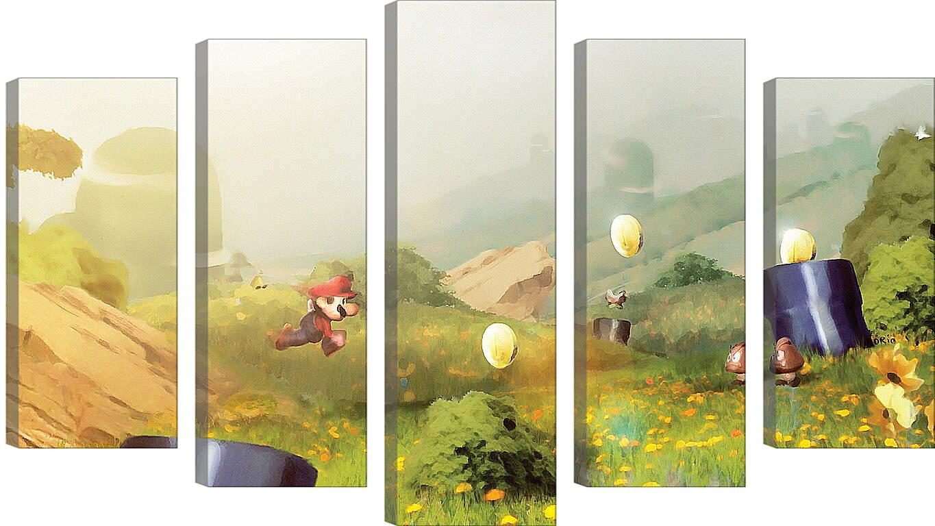 Модульная картина - Mario
