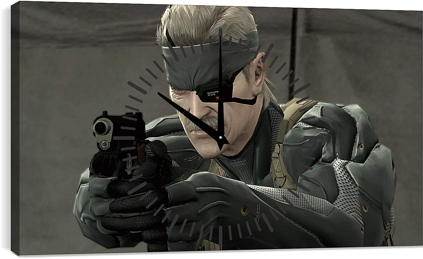 Часы картина - Metal Gear
