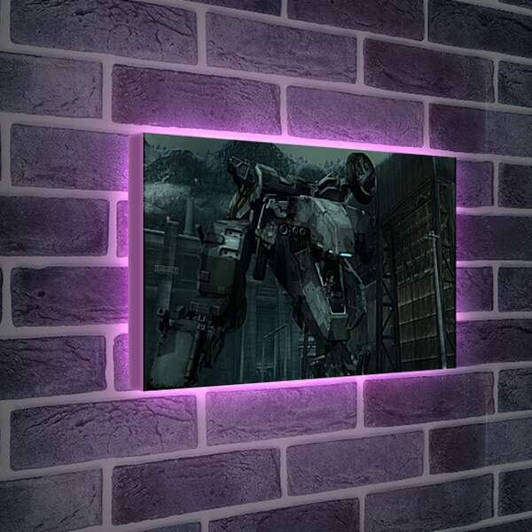 Лайтбокс световая панель - Metal Gear
