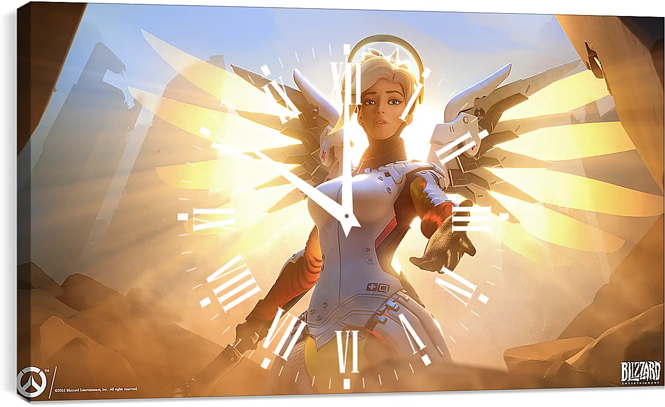 Часы картина - Overwatch
