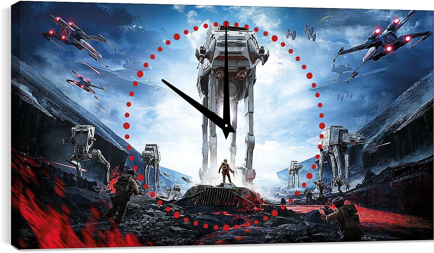 Часы картина - Star Wars Battlefront