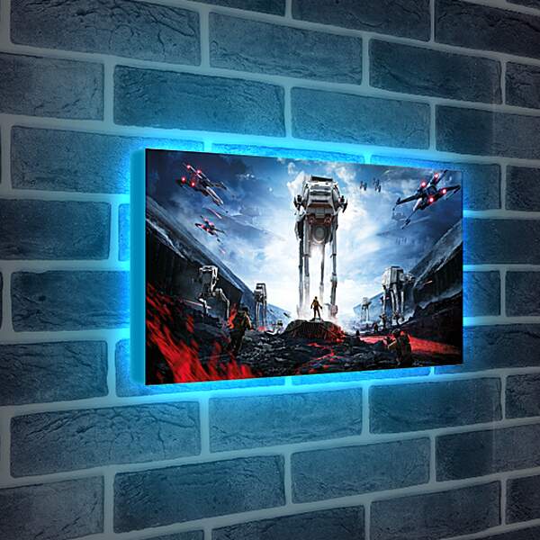 Лайтбокс световая панель - Star Wars Battlefront