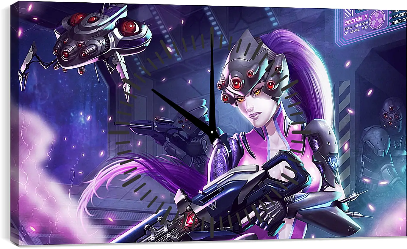 Часы картина - Overwatch
