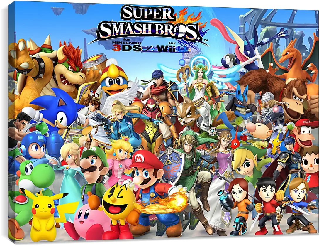 Постер и плакат - Super Smash Bros. For Nintendo 3ds And Wii U
