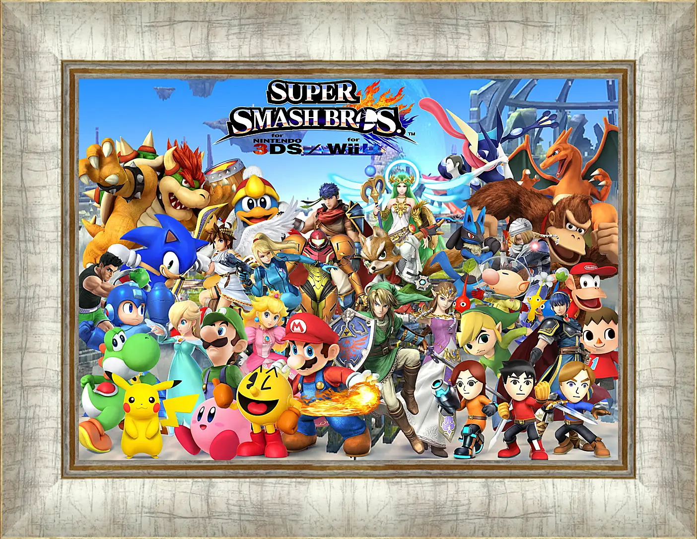 Картина в раме - Super Smash Bros. For Nintendo 3ds And Wii U
