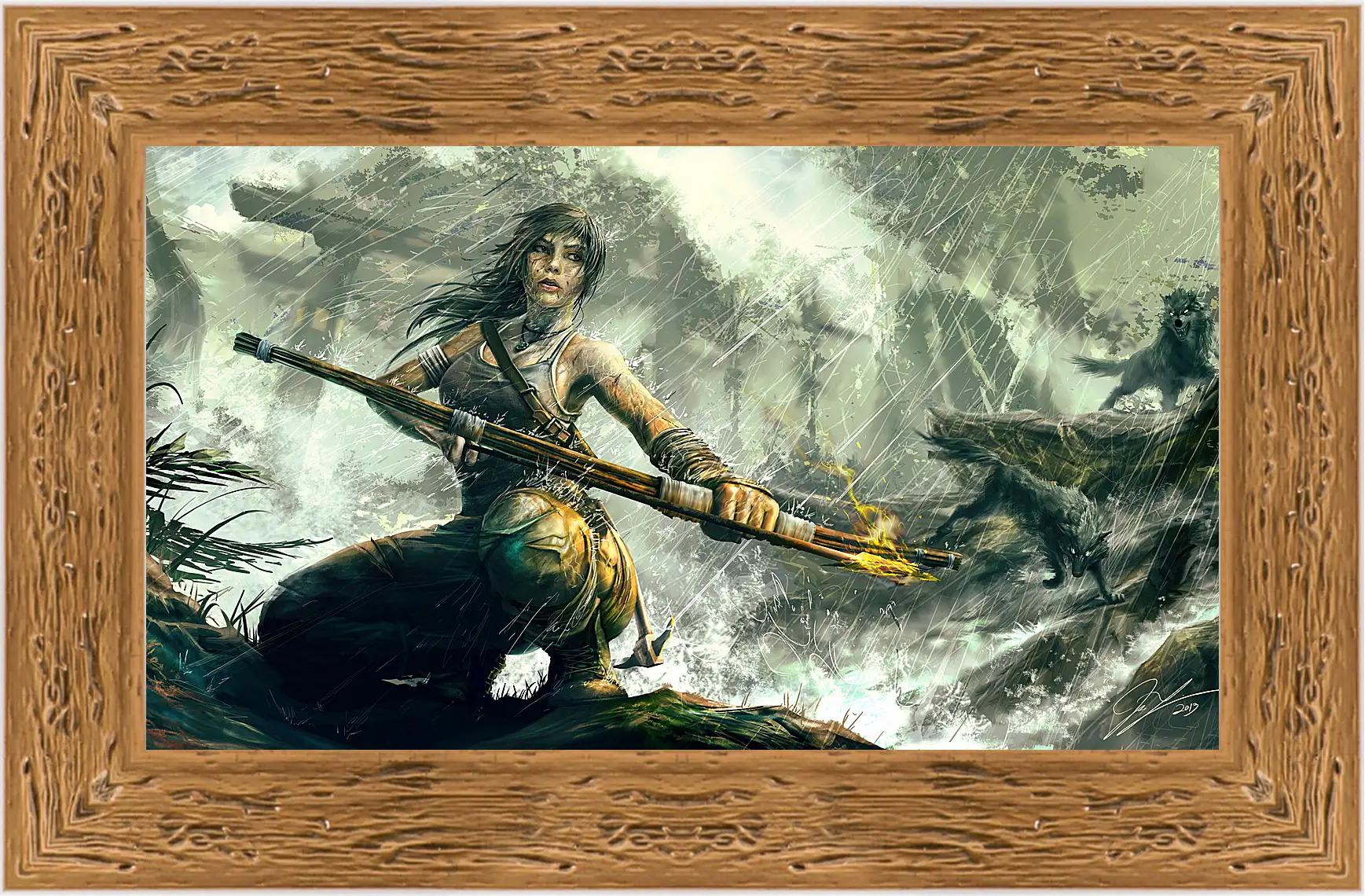 Картина в раме - Tomb Raider
