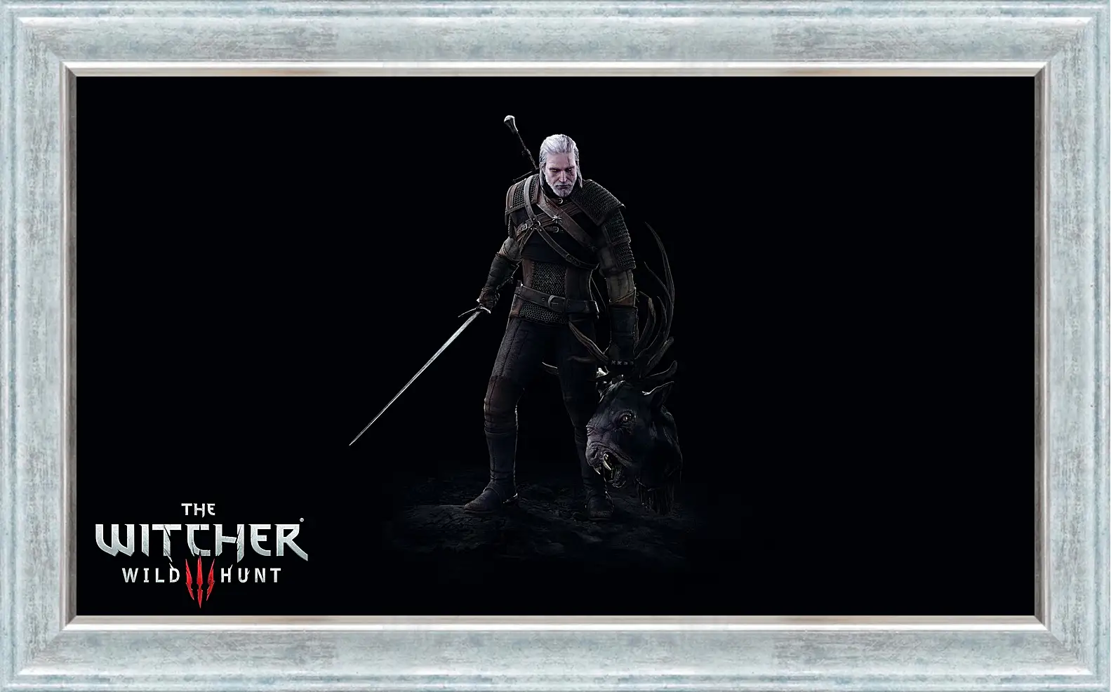 Картина в раме - The Witcher 3: Wild Hunt (Ведьмак), Геральт с головой лешего