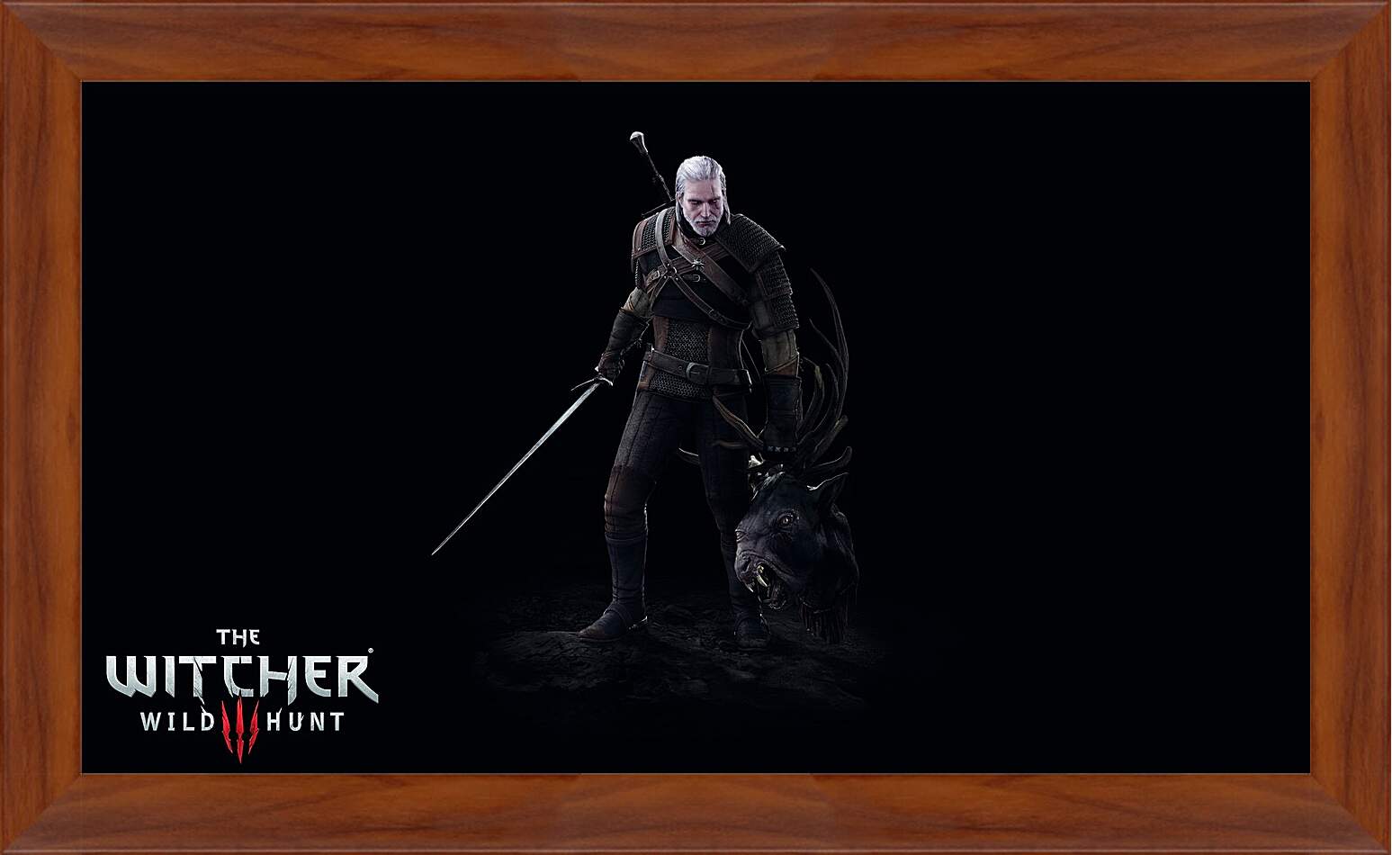 Картина в раме - The Witcher 3: Wild Hunt (Ведьмак), Геральт с головой лешего