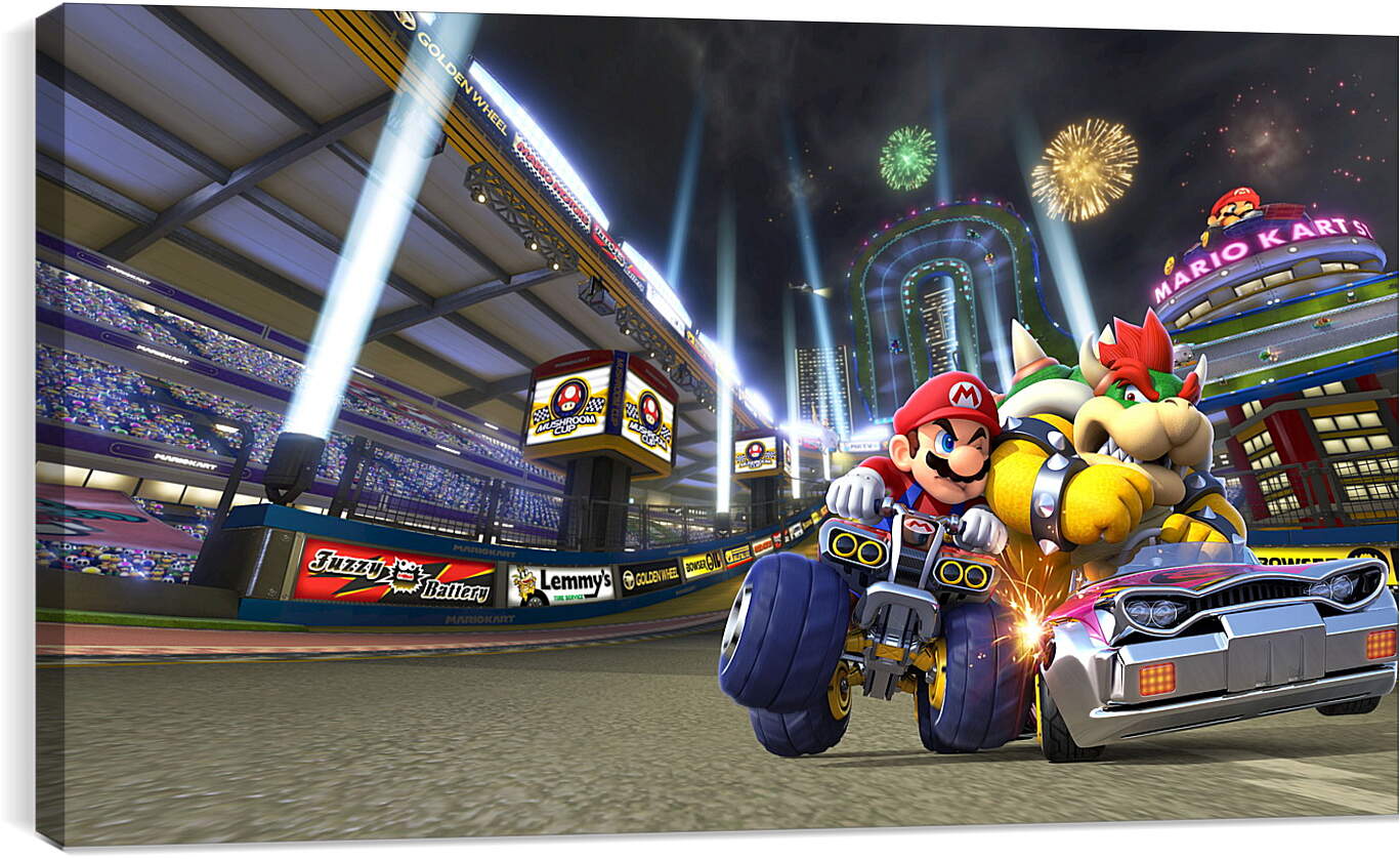 Постер и плакат - Mario Kart 8
