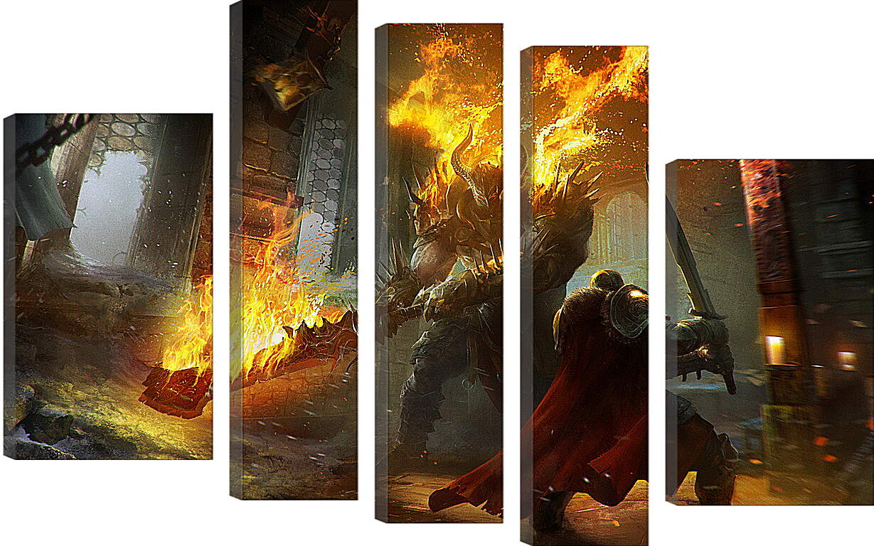 Модульная картина - Lords Of The Fallen
