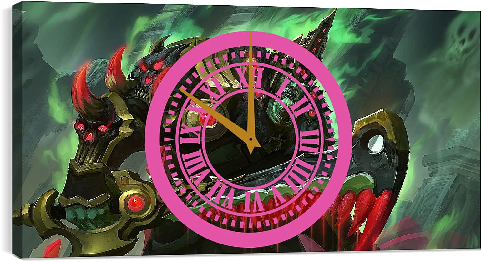 Часы картина - DotA 2