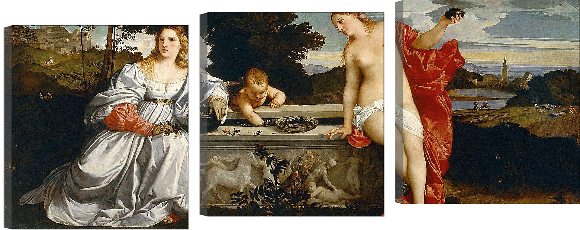 Картина Тициана любовь земная и любовь Небесная. Тициан Вечеллио картины. Тициан красавица.