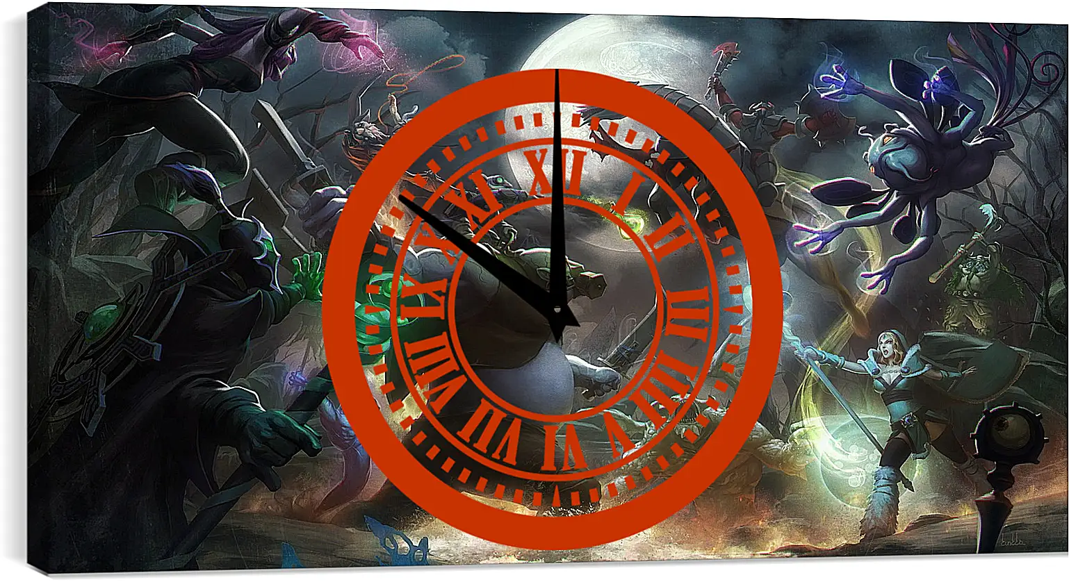 Часы картина - DotA 2