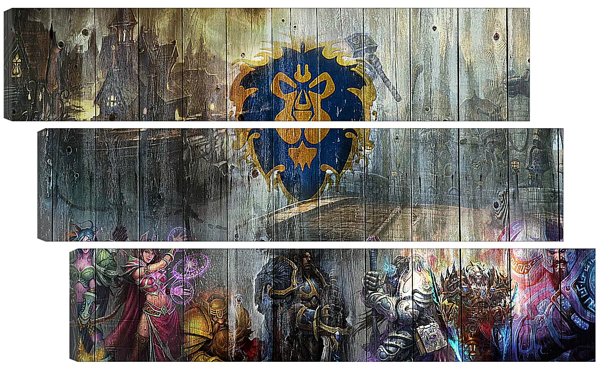 Модульная картина - World Of Warcraft