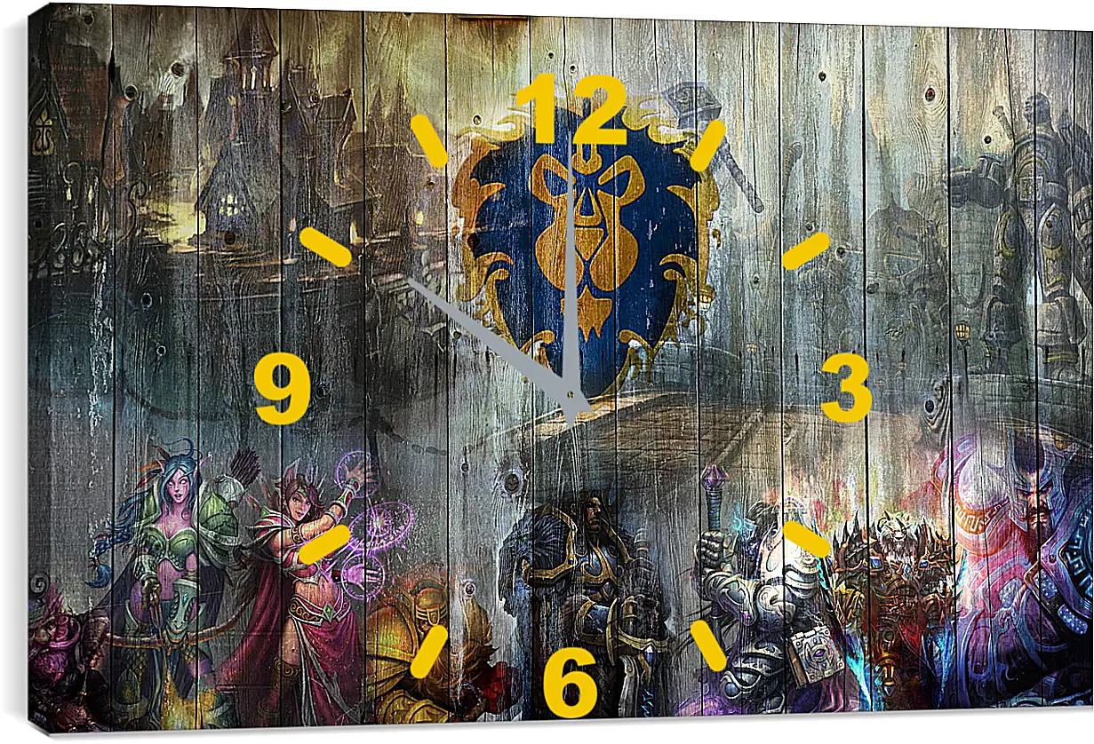 Часы картина - World Of Warcraft