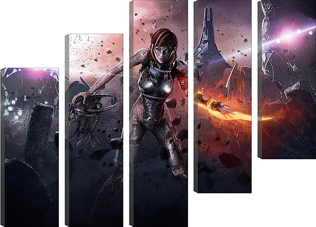 Модульная картина - Mass Effect
