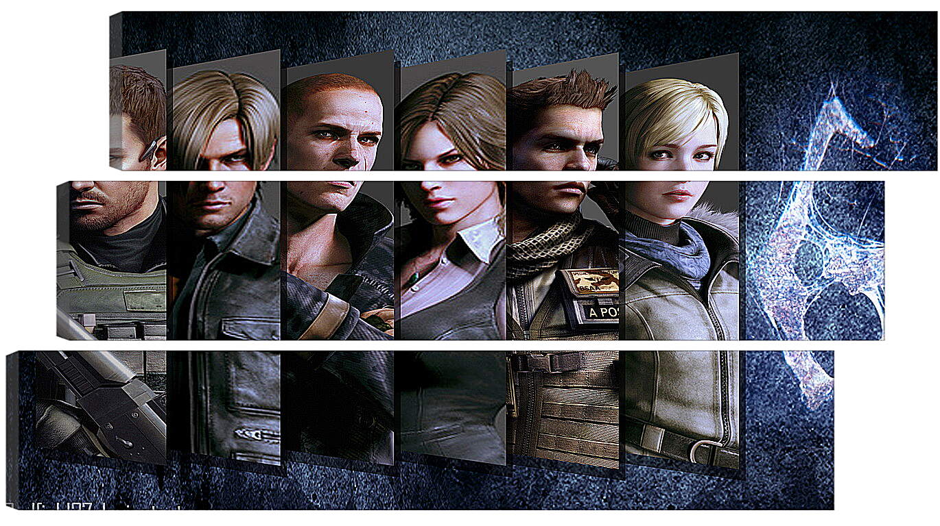 Модульная картина - Resident Evil

