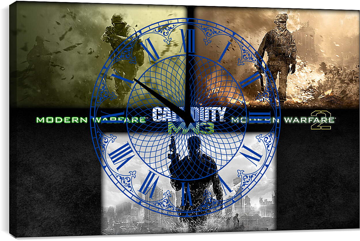 Часы картина - Call Of Duty
