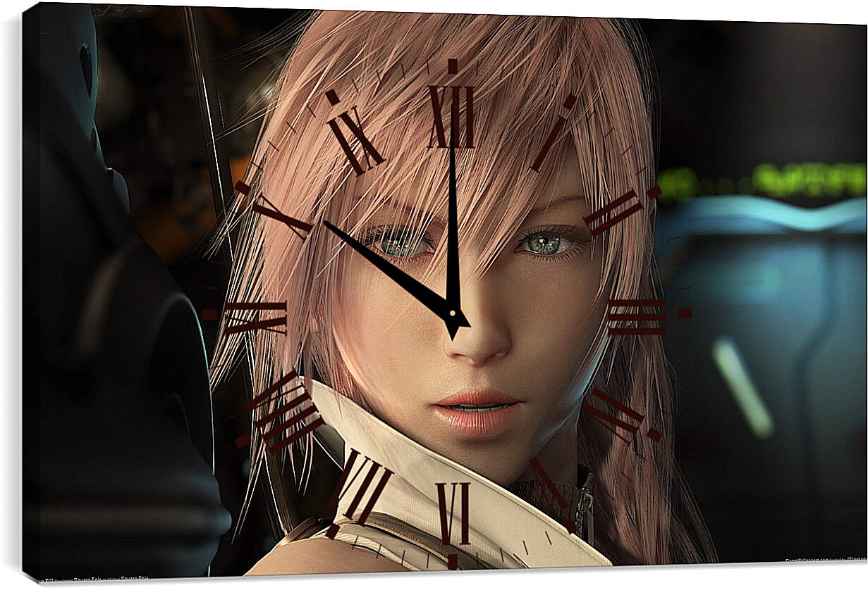 Часы картина - Final Fantasy XIII
