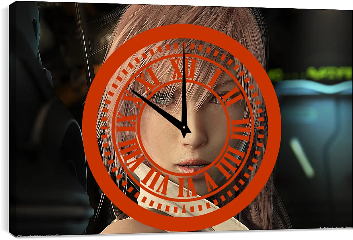 Часы картина - Final Fantasy XIII
