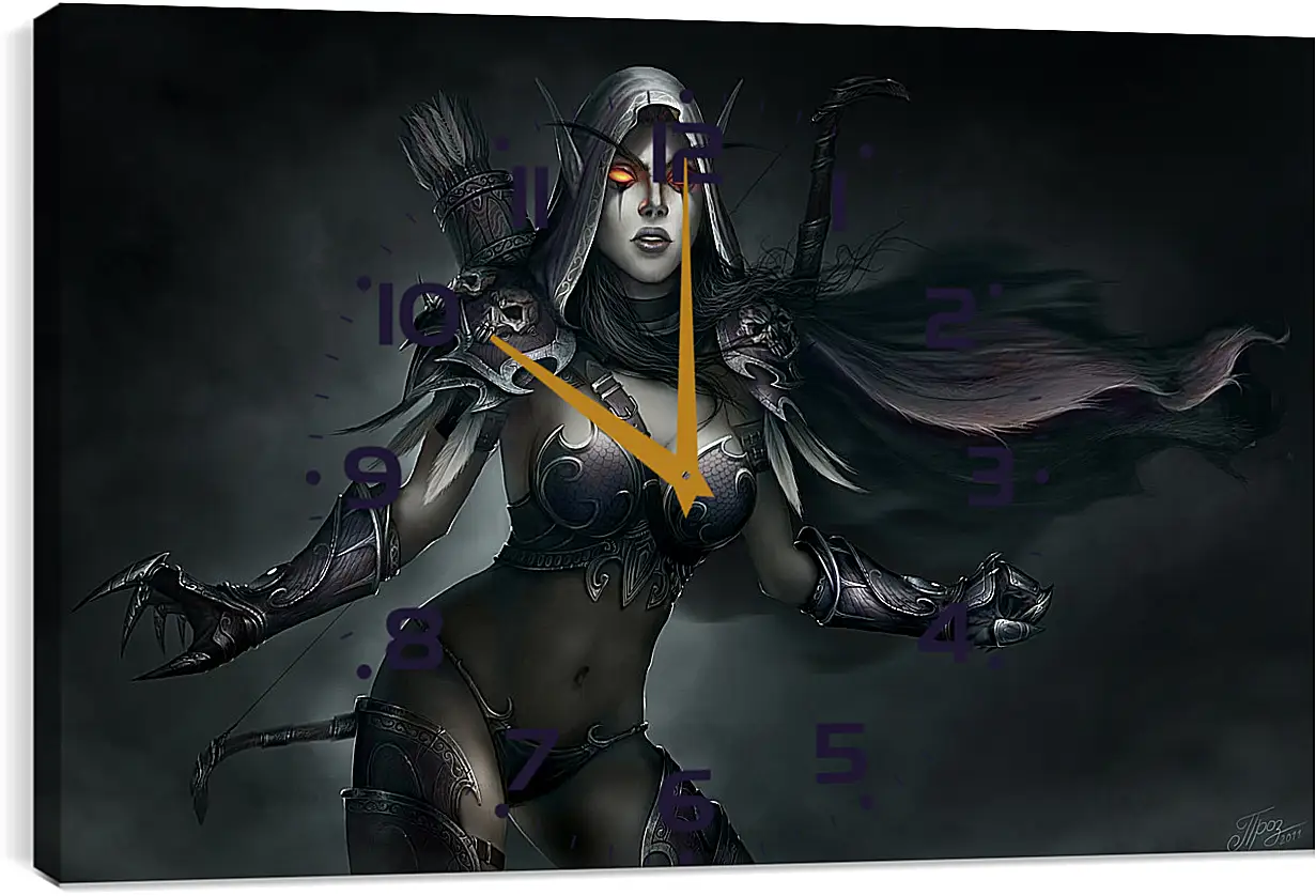 Часы картина - World Of Warcraft
