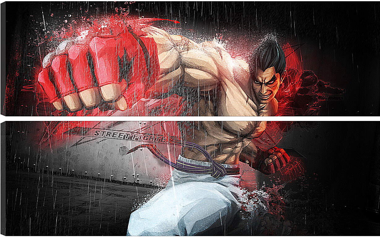 Модульная картина - Street Fighter X Tekken
