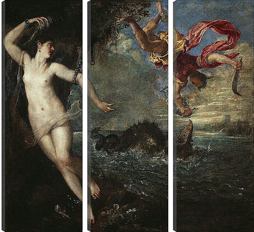 Модульная картина - Персей и Андромеда. Тициан Вечеллио
