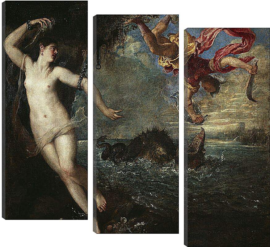 Модульная картина - Персей и Андромеда. Тициан Вечеллио
