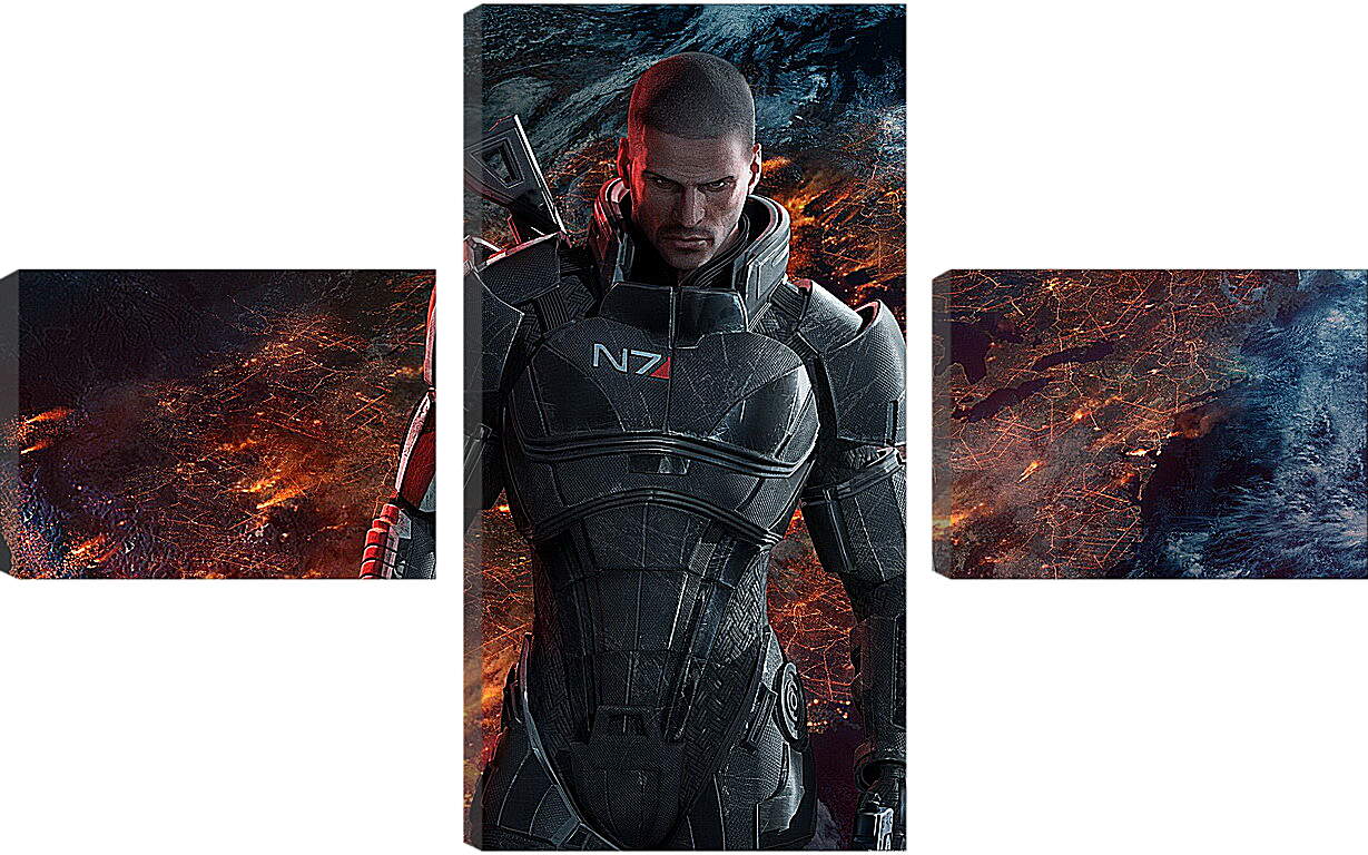 Модульная картина - Mass Effect 3
