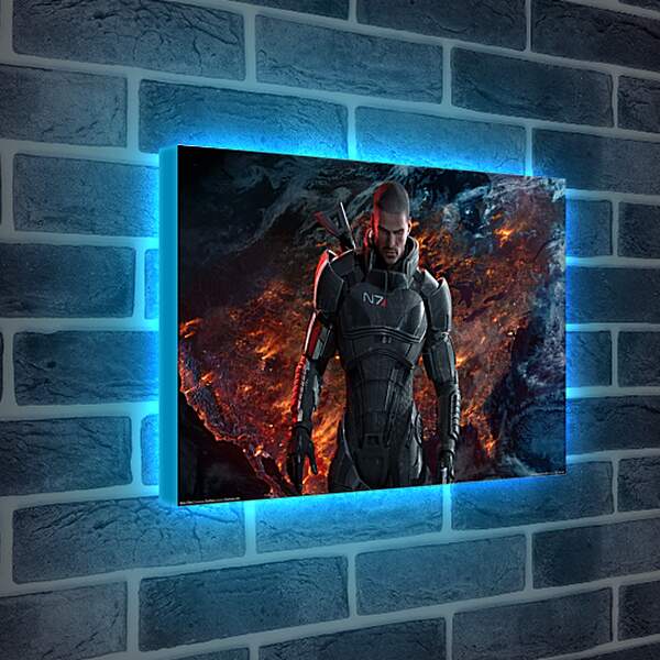 Лайтбокс световая панель - Mass Effect 3
